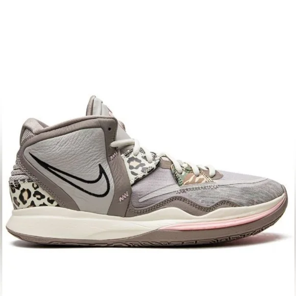 *NEW* Nike Kyrie Infinity Shoes Men\'s 8 CZ0204-006 Nike Kyrie Infinity Leopard Camo CZ0204-006 Iron Ore/Moon  main image 3